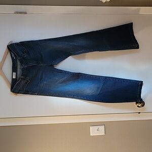 Gap, Long & Lean jeans, women's size 29, dark blue.